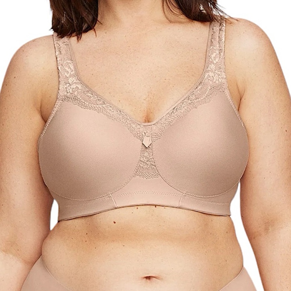 - Glamorise 34G MagicLift Firm Support Tan Seamless Bra! NEW! - Picture 1 of 16